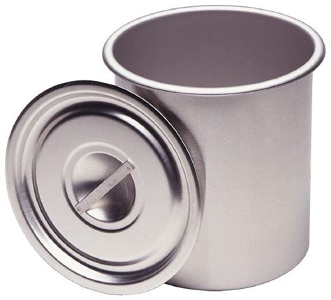 Round Metal Container With Lid 